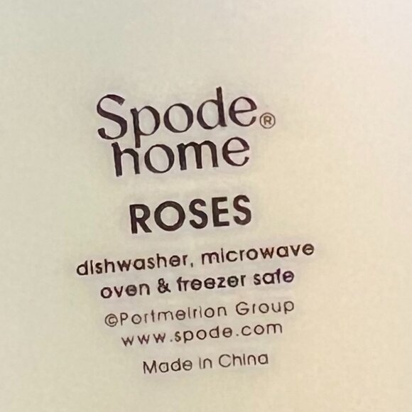 Spode Home ROSES Porcelain Cup Mug w/ Butterflies ~ Portmeirion Group - Picture 11 of 11